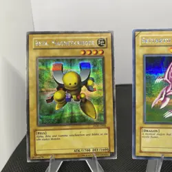 Yugioh Alpha / Beta Magnetkrieger & Seiyaryu Secret Rare Playset Played - Image 5
