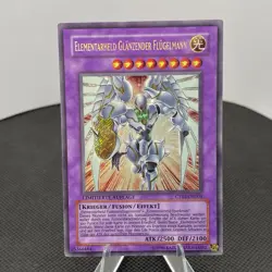 Yugioh Elementarheld Glanzender Flugelmann CT03-DE004 Secret Rare LP - Image 1