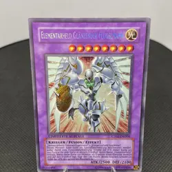 Yugioh Elementarheld Glanzender Flugelmann CT03-DE004 Secret Rare LP - Image 3