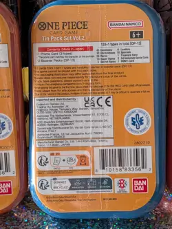 One Piece Tin Pack Set Vol 2 Factory Sealed(Randon Tin) - Image 4