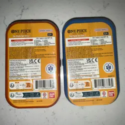 One Piece Tin Pack Set Vol 2 OP-13 Factory Sealed Portgas and Sabo 2 Tins - Image 2