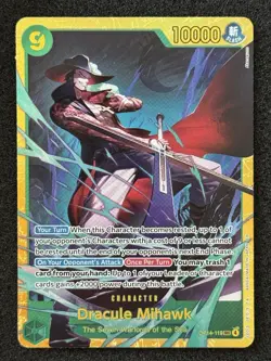 Dracule Mihawk | OP14-119 | One Piece | The Azure Sea’s Seven | Foil | SEC - Image 1