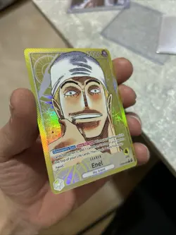 Enel OP05-098 One Piece TCG Awakening of the New Era Alternate Art Leader - Image 1