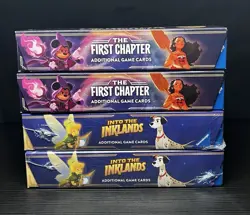 Disney Lorcana Booster Box Lot 2x First Chapter + 2x Into the Inklands – Sealed 4050368981905 - Image 1