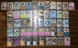 Lot Of (200) Pokemon Bulk Trading Cards-Holo, Reverse, Rare, Promos, No Common. - Image 1