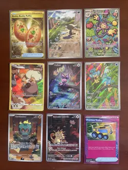 Pokemon TCG Lot of 9 Full Art Cards Mint- NM Condition No Duplicates - Image 1