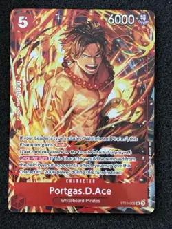Portgas.D.Ace ST15-005 SR Illustration Box Vol.5 One Piece Card Game English - Image 1