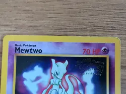 Pokemon TCG Mewtwo #3 Stamped Promo Card WB, 1999, MP - Image 3