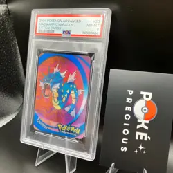 PSA 8 GYARADOS/MAGIKARP Lenticular 2004 Pokemon Advanced #20 Action Cards evolve - Image 1