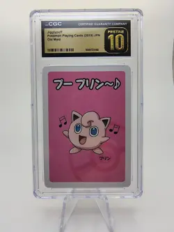 ✨✨✨ CGC 10 Pristine Jigglypuff Old Maid 2019 Japanese Card - Image 1
