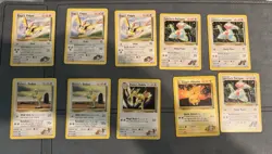 Lot Of 59 Vintage Gym Challenge Pokemon Cards Common Uncommon LP/MP/HP/DMG WOTC - Image 3