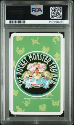 PSA 10 2026 CERT IVYSAUR 1996 POKEMON GREEN PLAYING CARDS 4 OF DIAMONDS #002 - Image 2