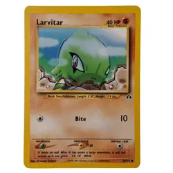 Larvitar 57/75 Neo Discovery Common Pokemon Card WOTC Vintage NM - Image 1