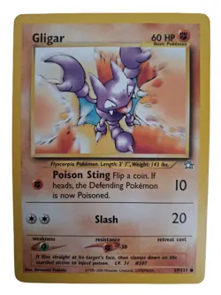 Gligar 59/111 Neo Genesis WOTC 2000 Uncommon Pokemon Card - Image 1