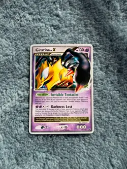 Giratina LV.X 124/127 Ultra Rare Platinum Pokemon Card - Image 1