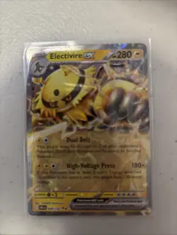 Pokemon TCG Electivire EX 069/182 Holo Ultra Rare Card, NM/Mint Condition - Image 1
