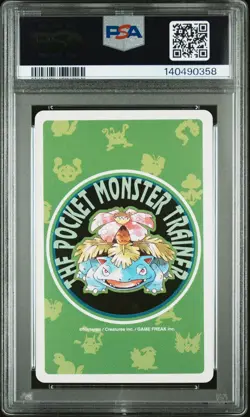 PSA 10 2026 CERT VENUSAUR 1996 POKEMON GREEN PLAYING CARDS 4 OF DIAMONDS #003 - Image 2