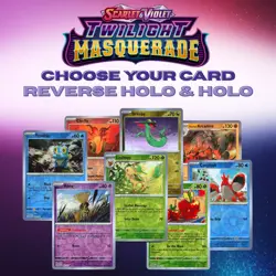 Pokemon TCG Twilight Masquerade – Reverse Holo & Holo – Choose Your Card – NM - Image 1