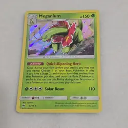 Pokemon TCG Meganium Holo Holo Rare Card Sun & Moon Lost Thunder 8/214 - Image 2