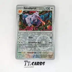 Aerodactyl 142/165 REVERSE HOLO -Scarlet & Violet Pokemon 151 TCG Card - Image 1