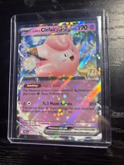 Pokemon TCG Lillie's Clefairy EX Journey Together Card 056/159 NM Condition - Image 1