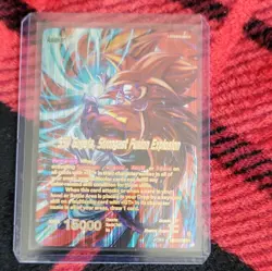 Dragon Ball Super Foil Leader SS4 Gogeta Son Goku Vegeta Card Lot - Image 1