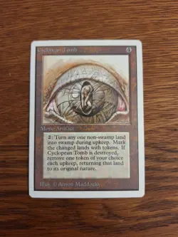 Magic the Gathering Unlimited Cyclopean Tomb MTG - Image 1
