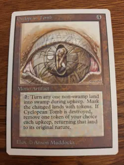 Magic the Gathering Unlimited Cyclopean Tomb MTG - Image 3