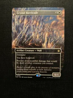 Crystal Barricade (Borderless) Foundations 296 Near Mint - Image 1