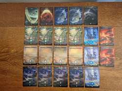 Magic The Gathering Unfinity Galaxy Foil and Regular Foil Basic Land Lot MTG - Image 1