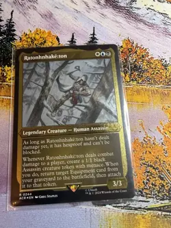 Ratonhnahake:ton Mtg Foil Etched Assassin Creed - Image 1