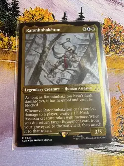 Ratonhnahake:ton Mtg Foil Etched Assassin Creed - Image 4