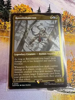 Ratonhnahake:ton Mtg Foil Etched Assassin Creed - Image 5
