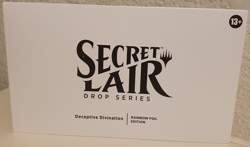 MTG Secret Lair ~ Deceptive Divination ~ Rainbow FOIL ~ Sealed! - Image 1