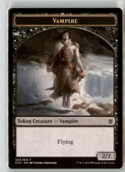 Vampire Token - Khans of Tarkir (KTK) #005/013 - Regular - LP+ - MTG - Image 1