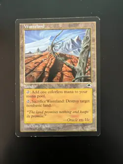 MTG Wasteland Tempest Regular Uncommon - e5bb - Some edge wear - See Pics - Image 1