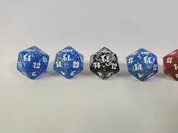 Magic The Gathering D20 Die Spin Down Dice -M14, M13 & M11 (Lot Of 7) - Image 3