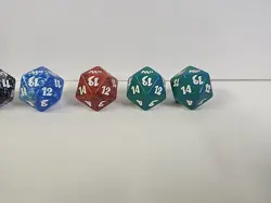 Magic The Gathering D20 Die Spin Down Dice -M14, M13 & M11 (Lot Of 7) - Image 4