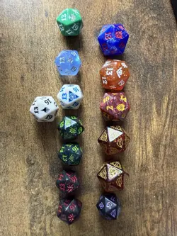 Magic The Gathering Spindown Dice Lot 14 Including LOTR Bundle Dice - Image 1