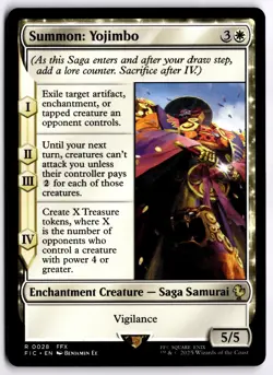 Summon: Yojimbo NM FIC Commander: FINAL FANTASY MTG - Image 1