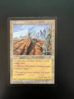MTG Wasteland Tempest Regular Uncommon - 0cdd - Some edge wear - See Pics - Image 1