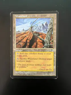 MTG Wasteland Tempest Regular Uncommon - bb17 - Some edge wear - See Pics - Image 1