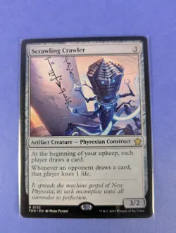 MTG Magic the Gathering: Foundations: Scrawling Crawler #0132 Rare - LP - Image 1