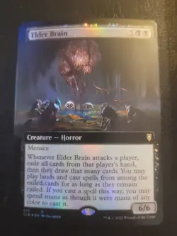 MTG FOIL Elder Brain (125/1080) Commander Legends Battle Baldur's Gate Magic LP - Image 1