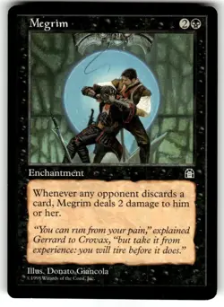 Megrim Stronghold Regular Magic The Gathering MTG - Image 1