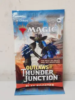 MTG Outlaws of Thunder Junction - Play Booster Pack - BOX FRESH FACTORY SEALED - Image 1