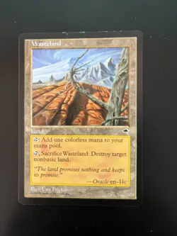 MTG Wasteland Tempest Regular Uncommon - 984b - Some edge wear - See Pics - Image 1
