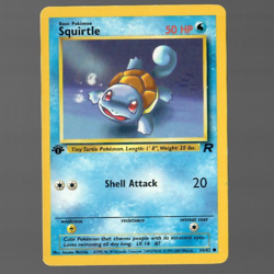 Pokemon TCG - Squirtle - Team Rocket #68/82 - 1st Edition Common - LP/NM - Image 1