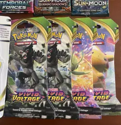 Pokemon TCG Lot of 12 Mixed Packs Sun & Moon to Scarlet & Violet Sealed - Image 3
