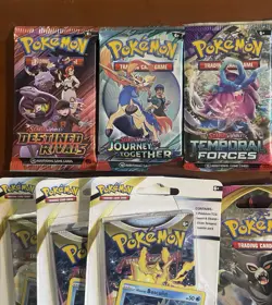 Pokemon TCG Lot of 12 Mixed Packs Sun & Moon to Scarlet & Violet Sealed - Image 5